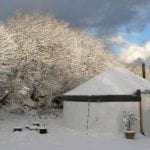 winter yurt